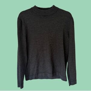 Vintage Britches M | Wool Sweater | Dark Grey